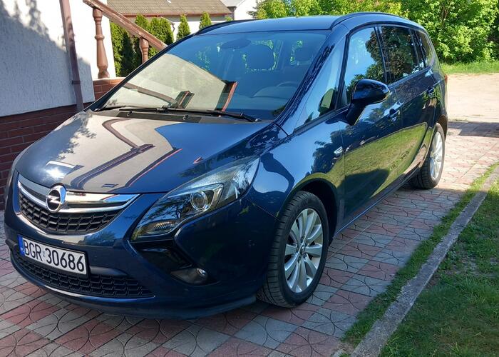 Grajewo ogłoszenia: Sprzedam Opla Zafira  1.4 turbo rok 2012 przebieg 124 tys or...