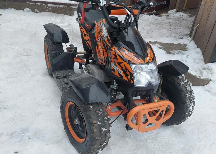 Grajewo ogłoszenia: Sprzedam quada spalinowego dla dzieci za 1500 dorzucam kask