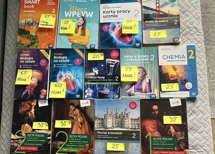 Grajewo ogłoszenia: Sprzedam książki do 2 klasy technikum do Wojewodzina . Książki...