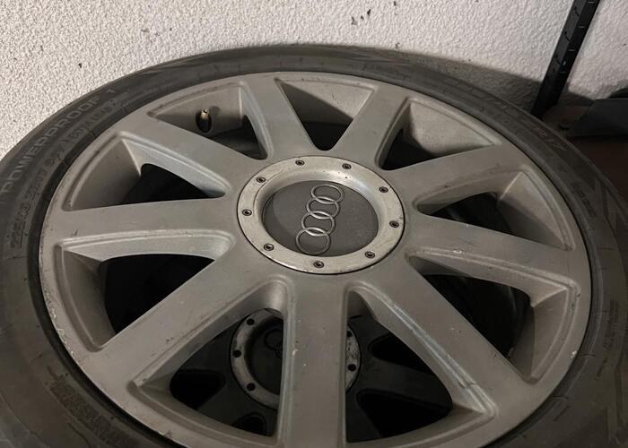 Grajewo ogłoszenia: Komplet oryginalnych felg Audi, ET43, 7,5J. 
Proste, nie spawane....